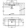 Раковина GEBERIT RENOVA NR.1 PLAN 1000x480 мм + шкафчик 926*586*438 мм дуб