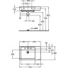 Раковина GEBERIT RENOVA NR.1 PLAN 75 см 122180000