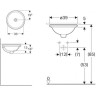 Раковина GEBERIT VARIFORM 39 см 500.746.01.2