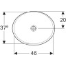Раковина GEBERIT VARIFORM 500.710.01.2 50 см