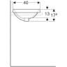 Раковина GEBERIT VARIFORM 500.710.01.2 50 см