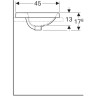 Раковина GEBERIT VARIFORM 55 см 500.742.01.2