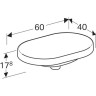 Раковина GEBERIT VARIFORM 500.730.01.2 60 см