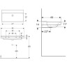 Раковина GEBERIT XENO² 90 см 500.532.01.1