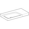 Раковина GEBERIT XENO² 90 см 500.534.01.1