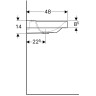 Раковина GEBERIT XENO² 90х48 см 500.533.01.1