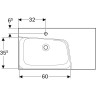 Раковина GEBERIT XENO² 90х48 см 500.533.01.1