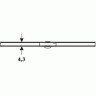 Решетка GEBERIT CLEANLINE 154.450.KS.1 полированная нержавеющая сталь
