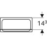 Шкаф боковой GEBERIT RENOVA NR.1 PLAN 869011000 40 см