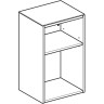 Шкаф GEBERIT SMYLE SQUARE 500.358.JK.1 36 см темно-серый
