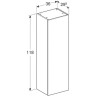 Шкаф GEBERIT SMYLE SQUARE 500.361.00.1 белый