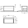 Шкаф напольный GEBERIT ICON 840090000