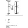 Шкаф-пенал GEBERIT CITTERIO 40 см 500.569.JI.1