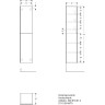 Шкаф-пенал GEBERIT KERAMAG ACANTO 500.619.JK.2 40 см