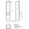 Шкаф-пенал GEBERIT RENOVA PLAN 869001000 40 см