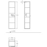 Шкаф-пенал GEBERIT SILK 816002000 40 см