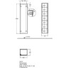Шкаф-пенал GEBERIT XENO² 500.503.01.1 40 см