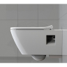 Сиденье для унитаза GEBERIT SMYLE SQUARE 500.688.01.1 с микролифтом верхнее крепление