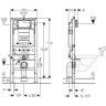 Система инсталляции GEBERIT DUOFIX 111.301.KJ.5 с панелью смыва SIGMA 12 для унитаза