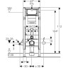 Система инсталляции GEBERIT DUOFIX UP 320 111.350.00.5 для унитазов