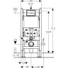 Система инсталляции GEBERIT DUOFIX UP100 457.570.00.1 для унитазов