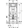 Система инсталляции GEBERIT DUOFIX UP320 111.300.00.5 для унитазов