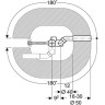 Слив-перелив GEBERIT UNIFLEX 150.518.21.1 для ванны
