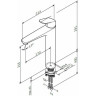 Смеситель для раковины GEBERIT AM.PM LIKE F8092000