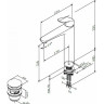 Смеситель для раковины GEBERIT AM.PM LIKE F8092200