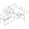 Смеситель для ванны GEBERIT AM.PM GEM F9010000