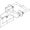 Смеситель для ванны GEBERIT AM.PM LIKE F8010000