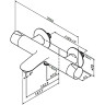 Смеситель для ванны GEBERIT AM.PM LIKE F8050000