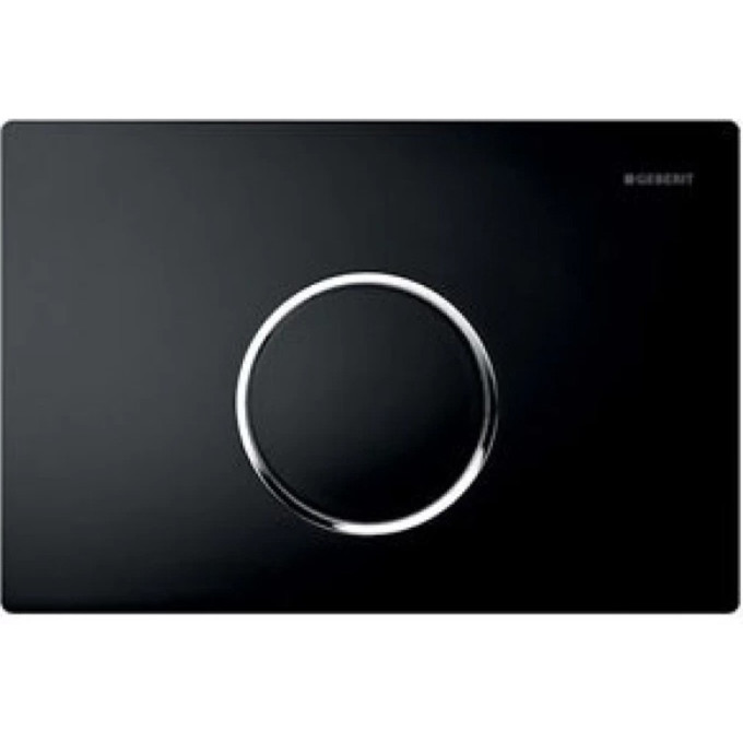 Смывная клавиша GEBERIT SIGMA 10 115.758.KM.1 черный хром глянец