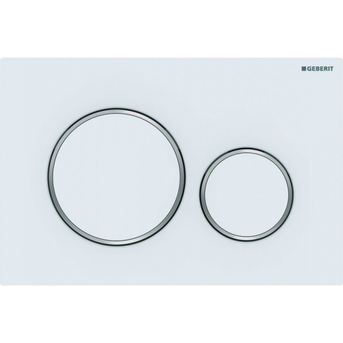 Смывная клавиша GEBERIT SIGMA 20 115.882.JT.1 не остаются отпечатки пальцев