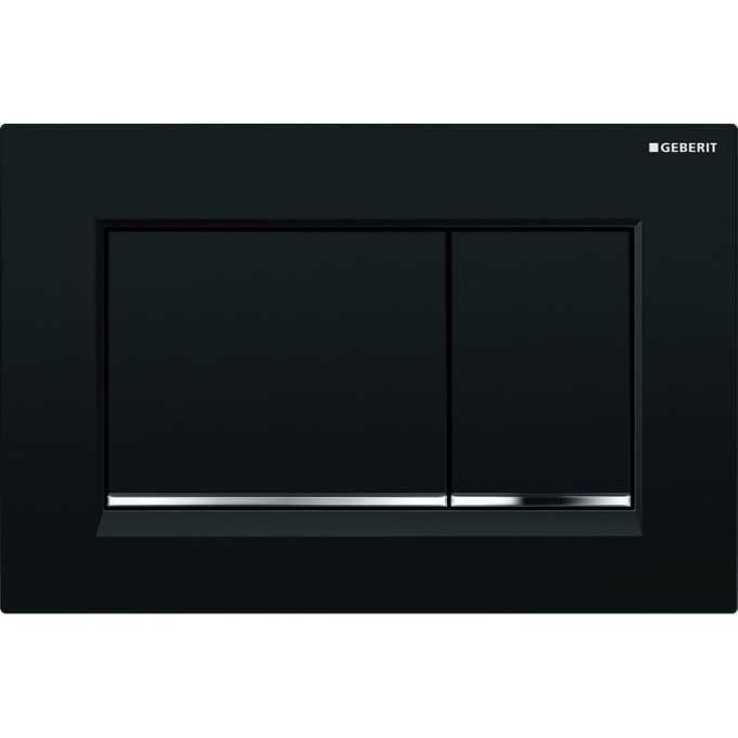 Смывная клавиша GEBERIT SIGMA 30 115.883.KM.1 черный хром глянец