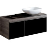 Тумба для комплекта GEBERIT CITTERIO 500,565.JJ.1 118 см темный дуб черный