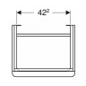 Тумба для комплекта GEBERIT SMYLE SQUARE 500.363.JK.1 49 см темно-серый