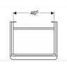 Тумба для комплекта GEBERIT SMYLE SQUARE 500.366.JK.1 54 см темно-серый