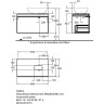 Тумба под раковину GEBERIT CITTERIO 500.560.JJ.1 90 см