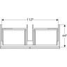 Тумба под раковину GEBERIT ICON 840122000 120 см