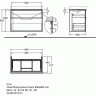 Тумба под раковину GEBERIT ICON 840390000 90 см