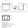 Тумба под раковину GEBERIT ICON 840392000 90 см