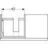 Тумба под раковину GEBERIT ICON 840490000 90 см