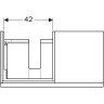Тумба под раковину GEBERIT ICON 840492000 90 см