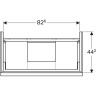 Тумба под раковину GEBERIT ICON 841392000 90 см