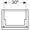 Тумба под раковину GEBERIT ICON XS 840037000 35 см