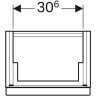 Тумба под раковину GEBERIT ICON XS 840039000 35 см