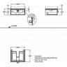 Тумба под раковину GEBERIT PRECIOSA II 800760000 60 см