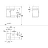 Тумба под раковину GEBERIT SILK 816441000 40 см