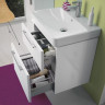 Тумба под раковину GEBERIT SMYLE 805060000 56 см белый глянец